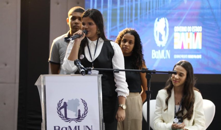 BaMUN 2025 abre inscrições para estudantes da rede estadual da Bahia